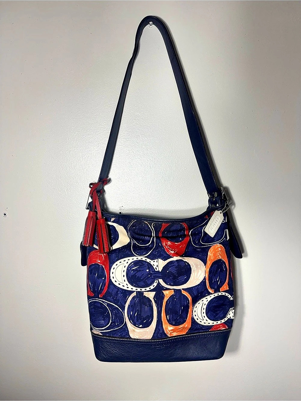 Coach Legacy Heritage Signature C Print Duffle (Style 19946)